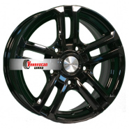 6,5*16 5*139,7 ET40 98,5 Khomen Wheels KHW1602 Black (Niva 4x4)