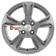 6*15 4*100 ET45 54,1 Khomen Wheels KHW1502 Gray (Solano)