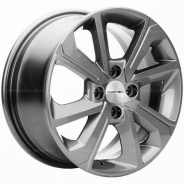 6*15 4*100 ET37 60,1 Khomen Wheels KHW1501 Gray (XRay)