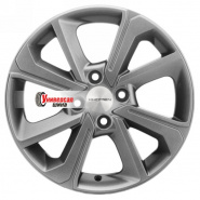 6*15 4*100 ET37 60,1 Khomen Wheels KHW1501 G-Silver