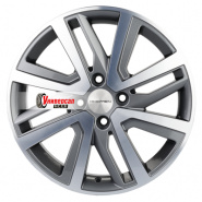 6*16 4*100 ET41 60,1 Khomen Wheels KHW1609 Gray-FP (XRay)