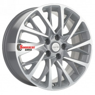 7,5*18 5*114,3 ET45 60,1 Khomen Wheels KHW1804 F-Silver-FP