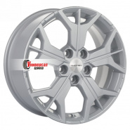 7*17 5*112 ET54 57,1 Khomen Wheels KHW1715 F-Silver (Jetta)