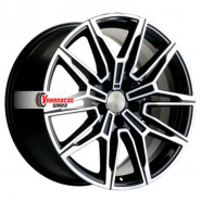 9,5*19 5*112 ET40 66,6 Khomen Wheels KHW1904 Black-FP (3/4/5/6 series)