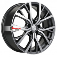 7*18 5*114,3 ET37 66,5 Khomen Wheels KHW1806 Gray-FP (Dargo/Jolion)