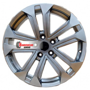 7*18 5*114,3 ET51 67,1 Khomen Wheels KHW1803 Dark Chrome (Tucson)