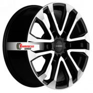 7,5*18 6*139,7 ET46 67,1 Khomen Wheels KHW1805 Black-FP (Pajero)
