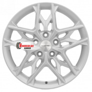 7*17 5*114,3 ET50 67,1 Khomen Wheels KHW1709 F-Silver