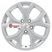 6,5*17 5*114,3 ET40 64,1 Khomen Wheels KHW1710 F-Silver (Haval F7/F7x)