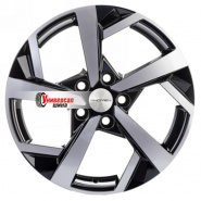 7*17 5*114,3 ET50 67,1 Khomen Wheels KHW1712 Black-FP