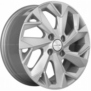 6*15 4*98 ET35 58,6 Khomen Wheels KHW1508 F-Silver (Lada Granta)