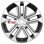 7*18 5*108 ET33 60,1 Khomen Wheels KHW1803 Black-FP (Chery Tiggo 4/Tiggo 7 Pro)