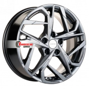 7*17 5*114,3 ET48 56,1 Khomen Wheels KHW1716 Gray