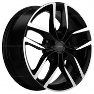 6,5*17 5*114,3 ET40 64,1 Khomen Wheels KHW1708 Black-FP (Haval F7/F7x)
