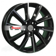 6*16 5*100 ET45 54,1 Khomen Wheels KHW1604 Black-FP