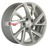7*17 5*112 ET40 57,1 Khomen Wheels KHW1714 F-Silver-FP