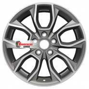 7*17 5*112 ET40 57,1 Khomen Wheels KHW1713 Gray-FP