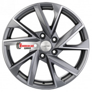 7*17 5*110 ET46 63,3 Khomen Wheels KHW1714 Gray-FP (Changan CS35/CS35 Pro)