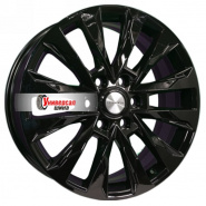8*20 6*139,7 ET28 78,1 Khomen Wheels KHW2010 Black (Chevrolet Tahoe)