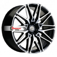 9,5*21 5*112 ET30 66,6 Khomen Wheels KHW2103 Black-FP (X5/X6/X7 доп.)