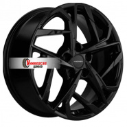 7*17 5*110 ET46 63,3 Khomen Wheels KHW1716 Black (Changan CS35/CS35 Pro)