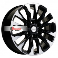 8*20 6*114,3 ET40 67,1 Khomen Wheels KHW2010 Black-FP (KIA Mohave)