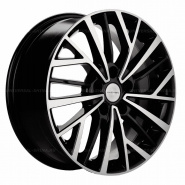 7*17 5*110 ET46 63,3 Khomen Wheels KHW1717 Black-FP