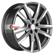7,5*19 5*108 ET46 63,4 Khomen Wheels KHW1905 Gray-FP (Geely Monjaro/ Tugella)