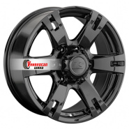 8*17 6*139,7 ET38 100,1 LS 182 BK (конус, Колпак+лого)