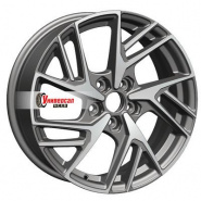 6,5*17 5*114,3 ET45 54,1 Khomen Wheels KHW1722 Gray-FP (Coolray)