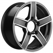6,5*16 5*139,7 ET40 98,5 Khomen Wheels KHW1614 Gray-FP (Niva 4x4)