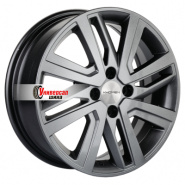 6*16 4*100 ET41 60,1 Khomen Wheels KHW1609 G-Silver (XRay)