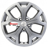 7*17 5*114,3 ET37 66,5 Khomen Wheels KHW1710 Gray