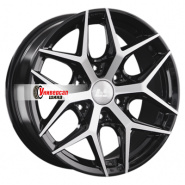 8*18 6*139,7 ET38 67,1 LS 1303 BK (конус, Колпак+лого)