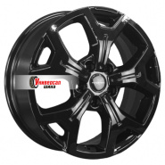 6,5*17 5*120 ET55 65,1 Khomen Wheels KHW1710(2) Black (VW Transporter)
