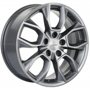 7*17 5*110 ET46 63,3 Khomen Wheels KHW1713 Gray (Changan CS35 Plus)