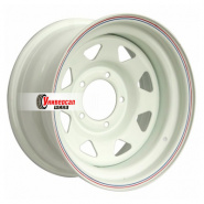 7*15 5*139,7 ET0 110 Off-Road Wheels УАЗ (треуг. мелкий) Белый