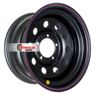 8*17 5*139,7 ET-19 110 Off-Road Wheels УАЗ (треуг. мелкий) Черный