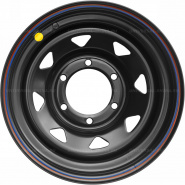 8*16 5*150 ET-3 113 Off-Road Wheels Тойота Ленд Крузер 100/105 Черный