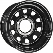 9*17 5*165,1 ET0 121 ZEPP Dodge Ram 2500/3500, Hummer H1/H2 Semicircle Gloss Black