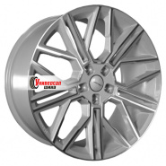 9,5*21 5*120 ET45,5 62,5 Khomen Wheels KHW2101 F-Silver-FP (Li 7/9)