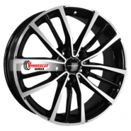7*18 5*114,3 ET38 67,1 Khomen Wheels KHW1812 Black-FP
