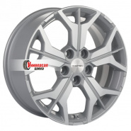7*17 5*114,3 ET50 67,1 Khomen Wheels KHW1715 F-Silver-FP