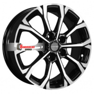 6,5*16 5*112 ET46 57,1 Khomen Wheels KHW1605 Black-FP (Octavia A5/Golf/Jetta)