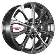 6,5*16 5*110 ET46 63,3 Khomen Wheels KHW1605 Gray-FP (Changan CS35 Plus)