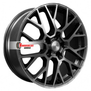 7*18 5*114,3 ET40 66,1 Khomen Wheels KHW1818 Gray-FP (Nissan Qashqai)