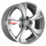 7*17 5*114,3 ET50 67,1 Khomen Wheels KHW1724 F-Silver-FP (CX-5/Seltos/Optima)