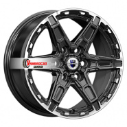 8*18 6*139,7 ET35 67,1 КиК Дистрикт (КС1159) Черный бриллиант