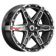 8*18 6*139,7 ET35 67,1 КиК Дистрикт (КС1159) Алмаз черный