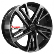 8*18 5*112 ET48 57,1 Khomen Wheels KHW1815 Black-FP